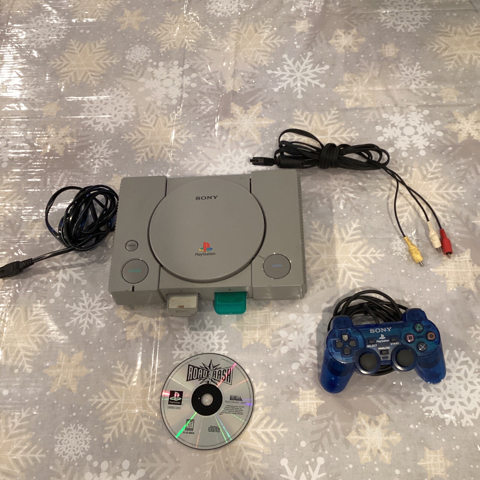 Sony PlayStation One (PS1) Gray Console (SCPH-5501) With 1Game Tested Working