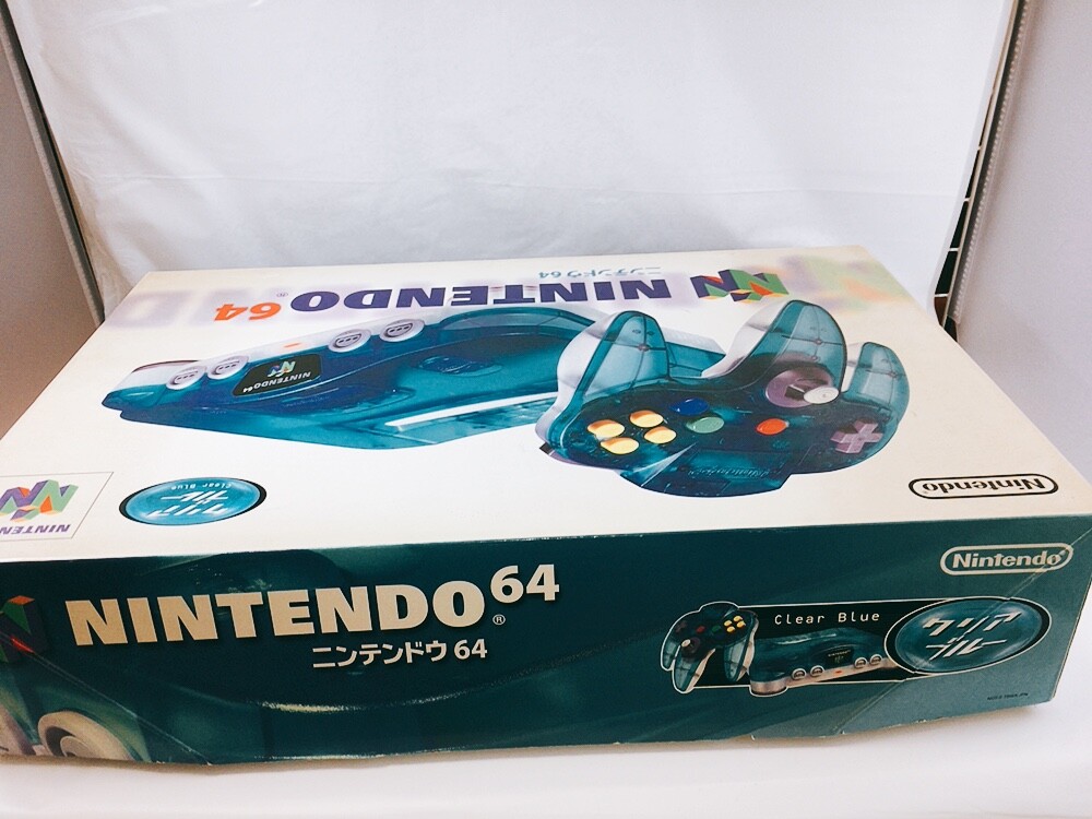 Nintendo 64 Home Console – Clear Blue, Boxed, Working Tested