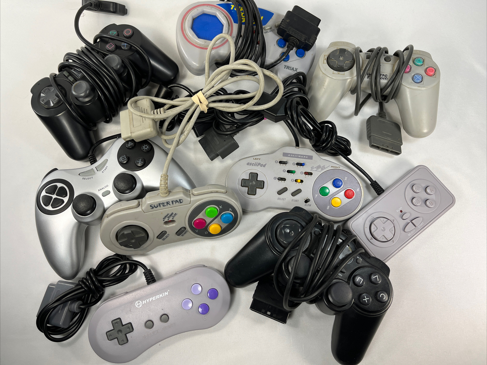 Video Game Controller lot 3rd party various systems untested as is parts repair