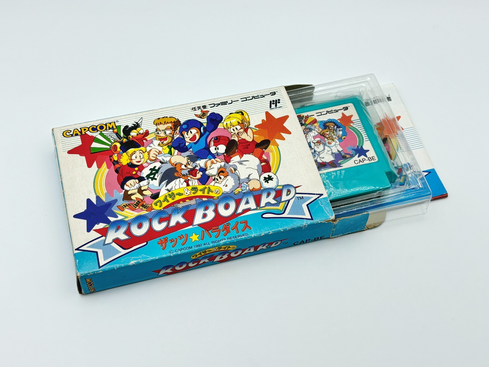 Wily & Right no RockBoard That’s Paradise Famicom FC Boxed CIB Tested Japan Auth