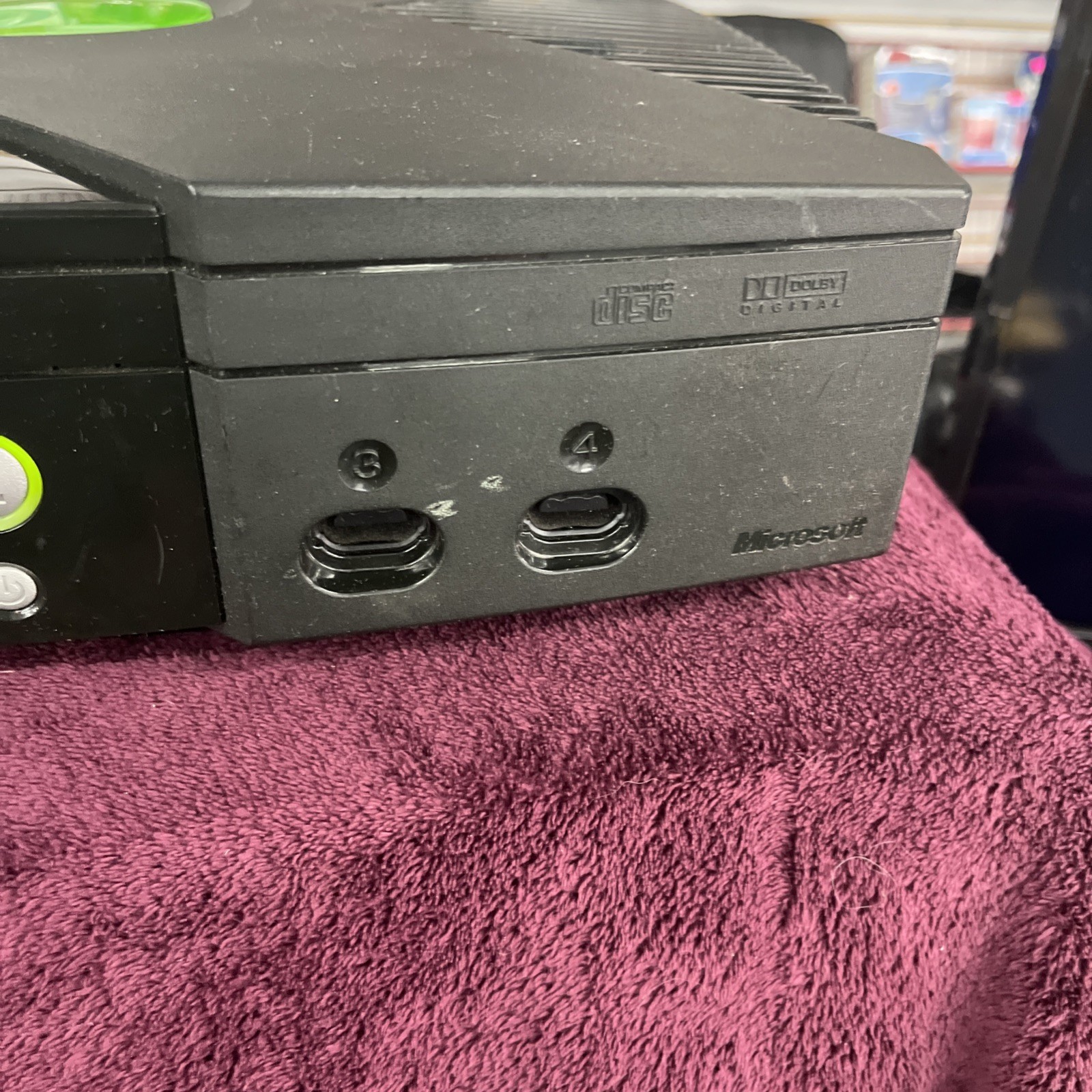 Original Xbox v1.6 Console Complete System Cleaned Includes Game