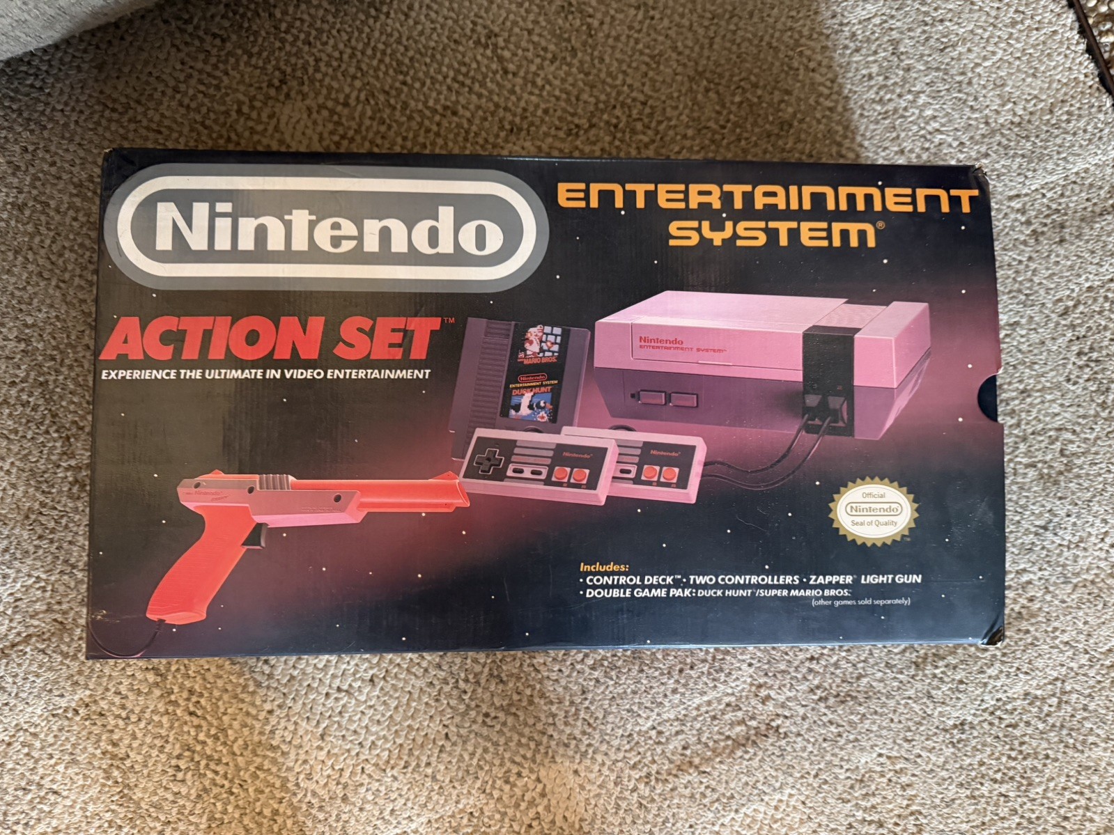 Nintendo NES entertainment system action set BRAND NEW
