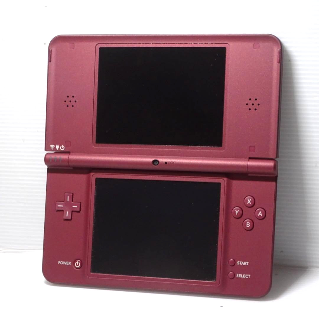 Nintendo DSi LL XL Wine Red Consoled NTSC-J Japan Complete Set Teste