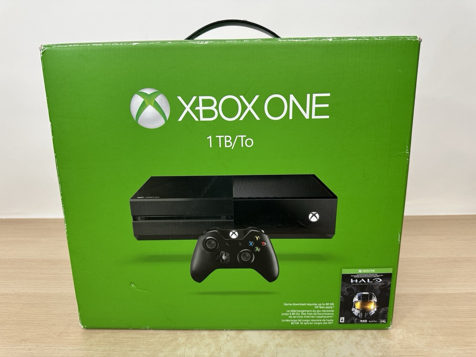 Xbox One 1 Tb Console Box Only – Halo: The Master Chief Collection – No Console!