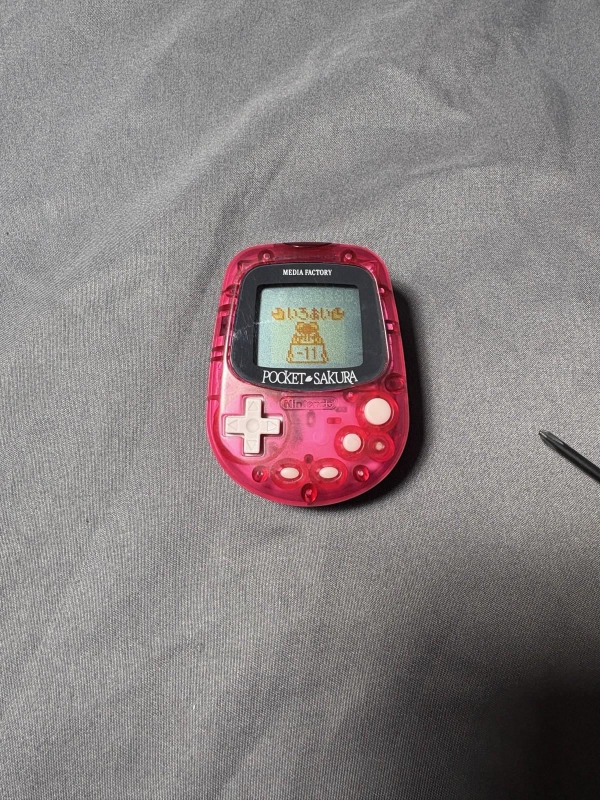 Nintendo Pocket Sakura Taisen Pedometer Virtual Pet Tamagotchi Tested