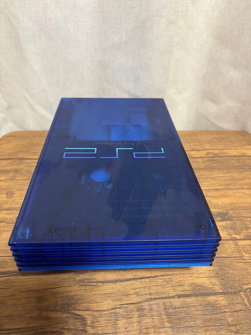 Sony PS2 Console SCPH-37000 TB Toys Blue Toys R Us Limited Edition with Box