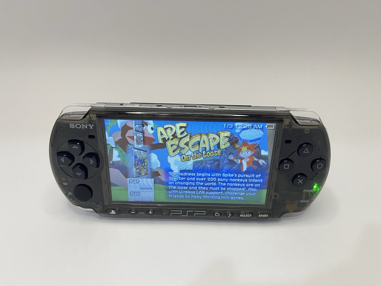 Sony PSP 3000 Console Case And Part Of Charger Tested