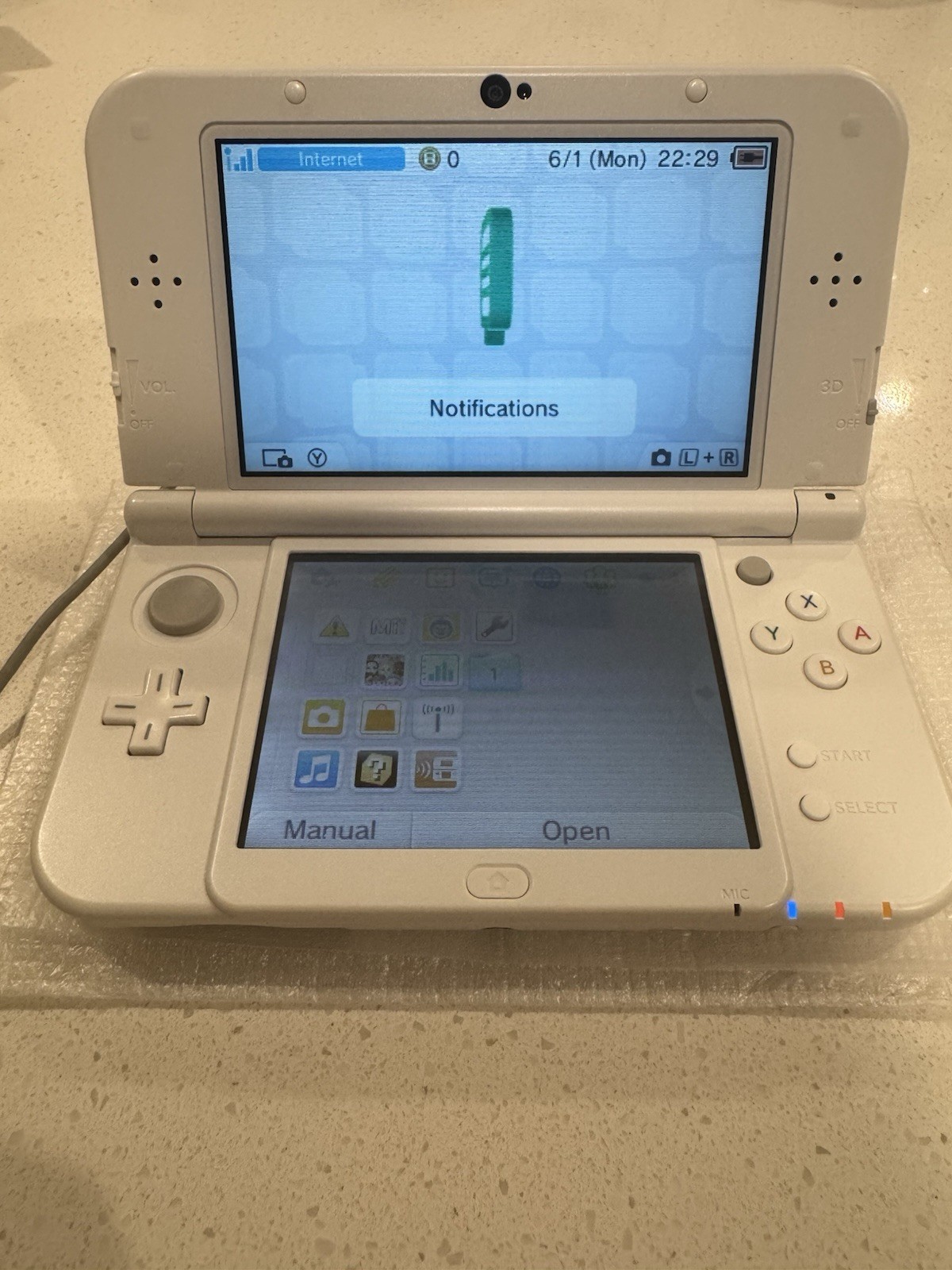 Top IPS Nintendo New 3DS LL/XL (English) White CIB-Very Good *US SELLER*PLZ READ