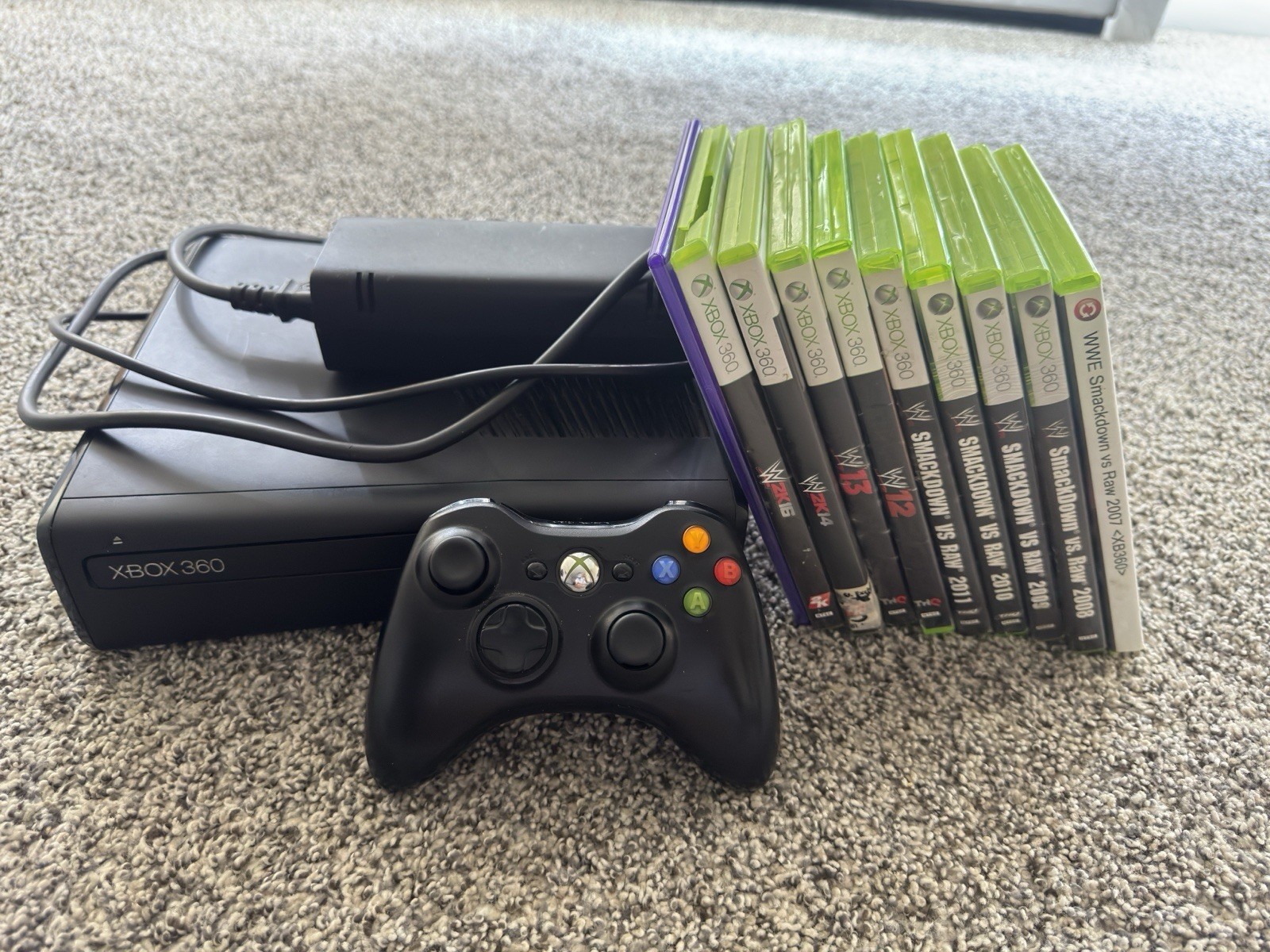 Microsoft Xbox 360 4GB Console Black Bundle Control & Games Tested