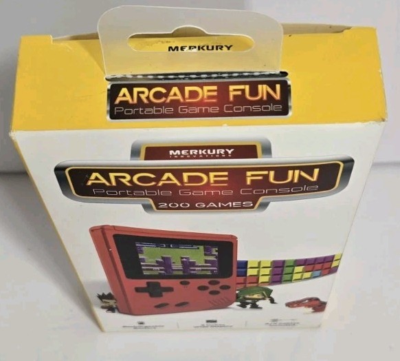 Merkury Innovations Arcade Fun Portable Gaming Console 200 Games