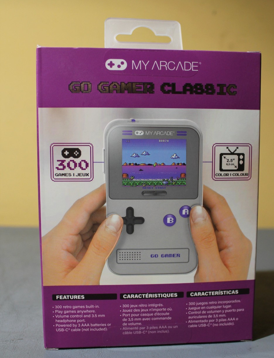 My Arcade Go Gamer Classic 300 Retro Games Portable Gaming System NEW!