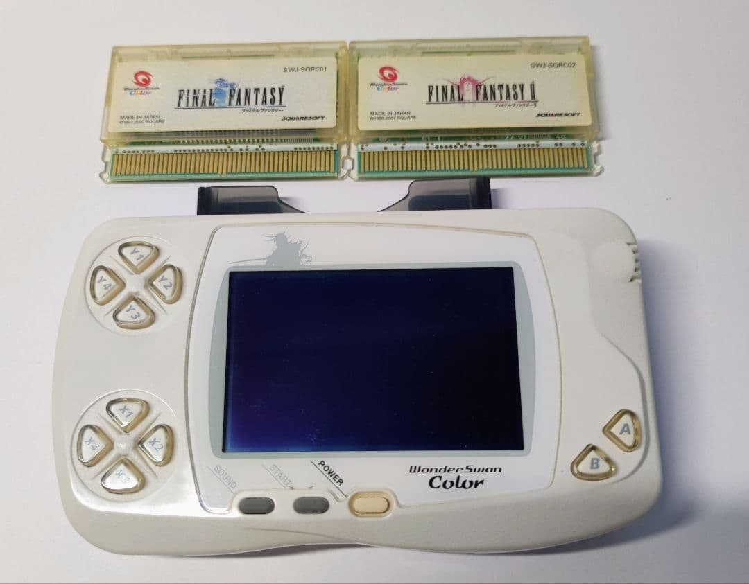 Bandai WonderSwan Color Console w/ Final Fantasy 2 Game Set