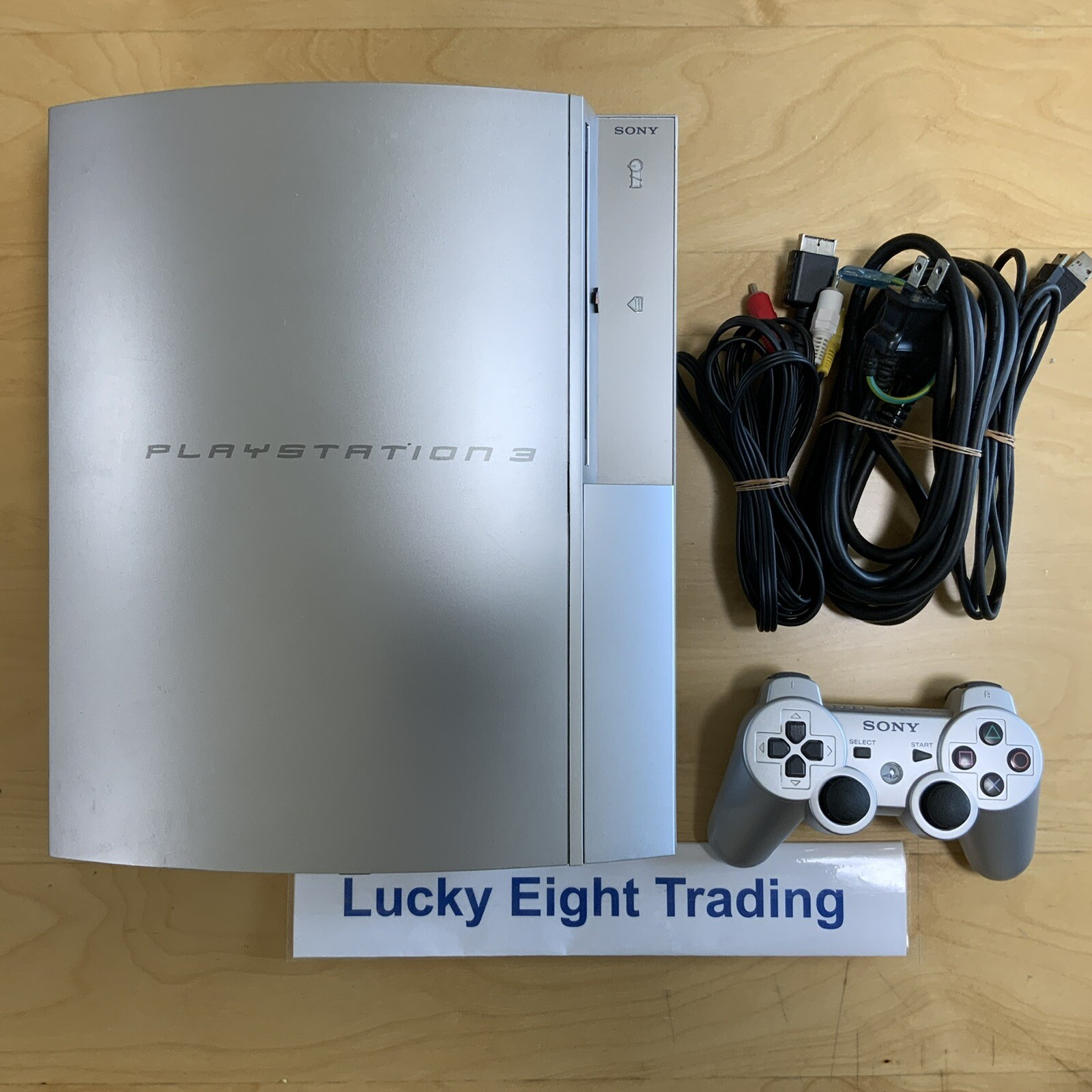 PS3 Satin Silver 80GB CECHL Console Box Sony PlayStation 3 Fat [BOX]