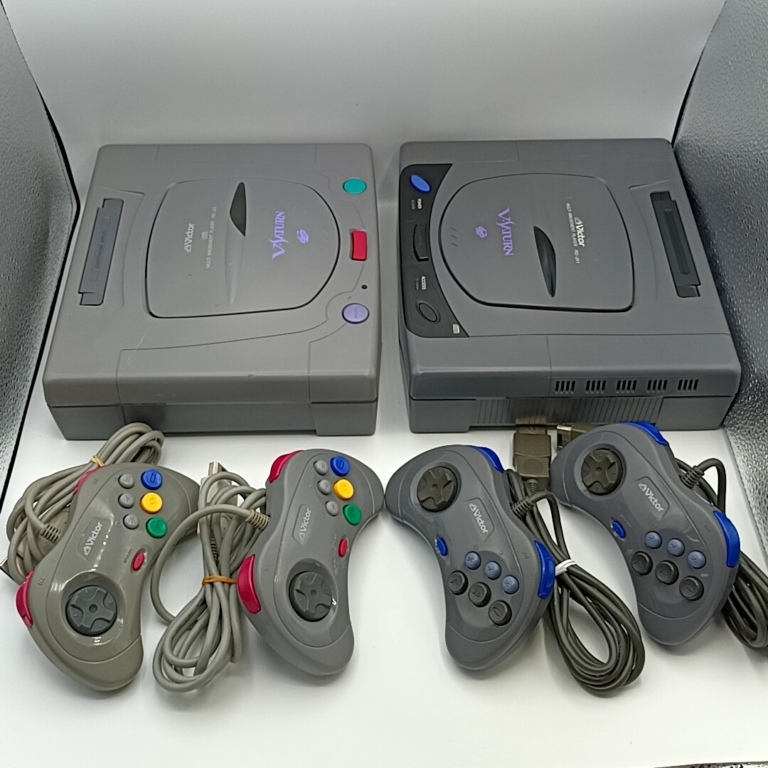 SEGA Victor V Saturn Console RG-JX1 or RG-JX2 – Choose Your Model & Accessories