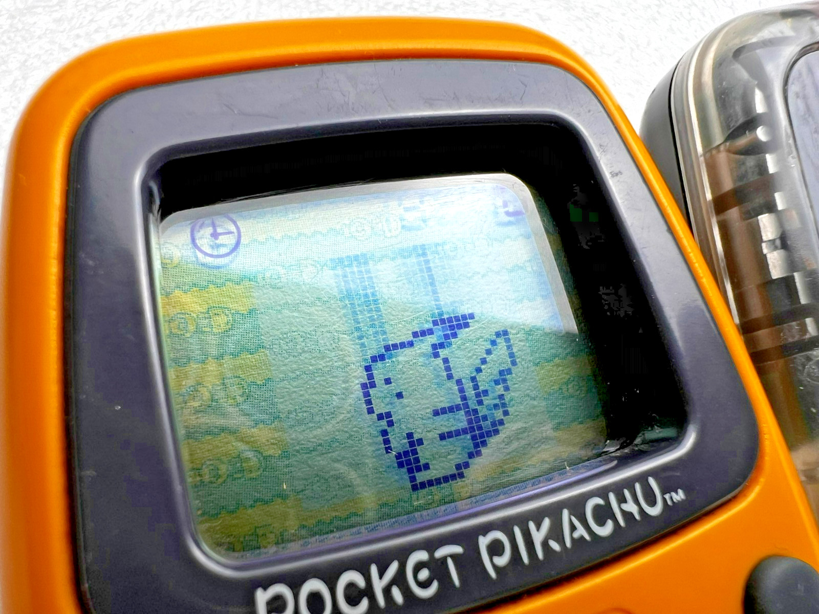 NINTENDO Pocket Pikachu Color Yellow & Clear Set of 2 Pedometer Pokemon Tested