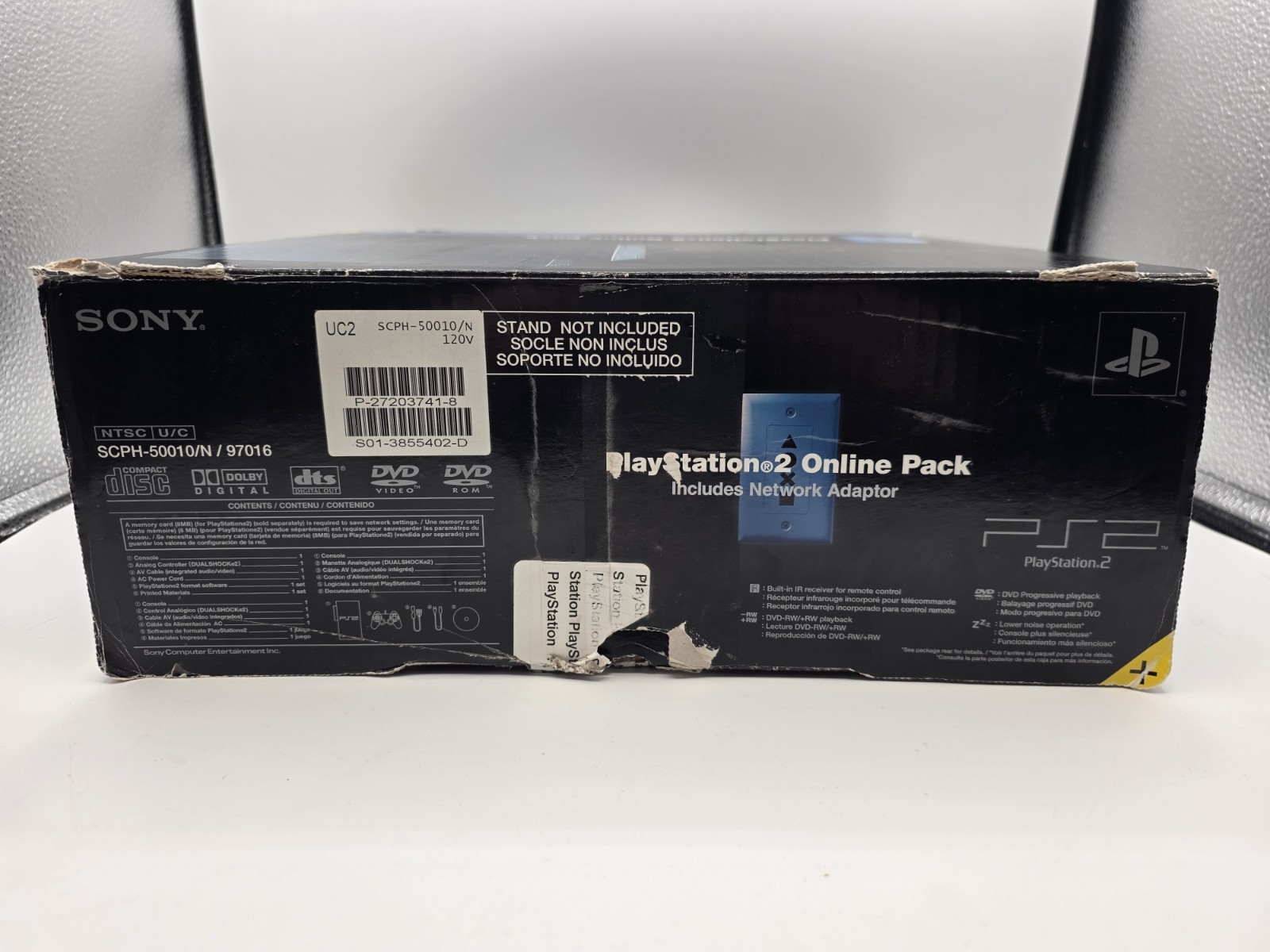 PlayStation 2 Online Pack Console Bundle w/ Box Network Adapter