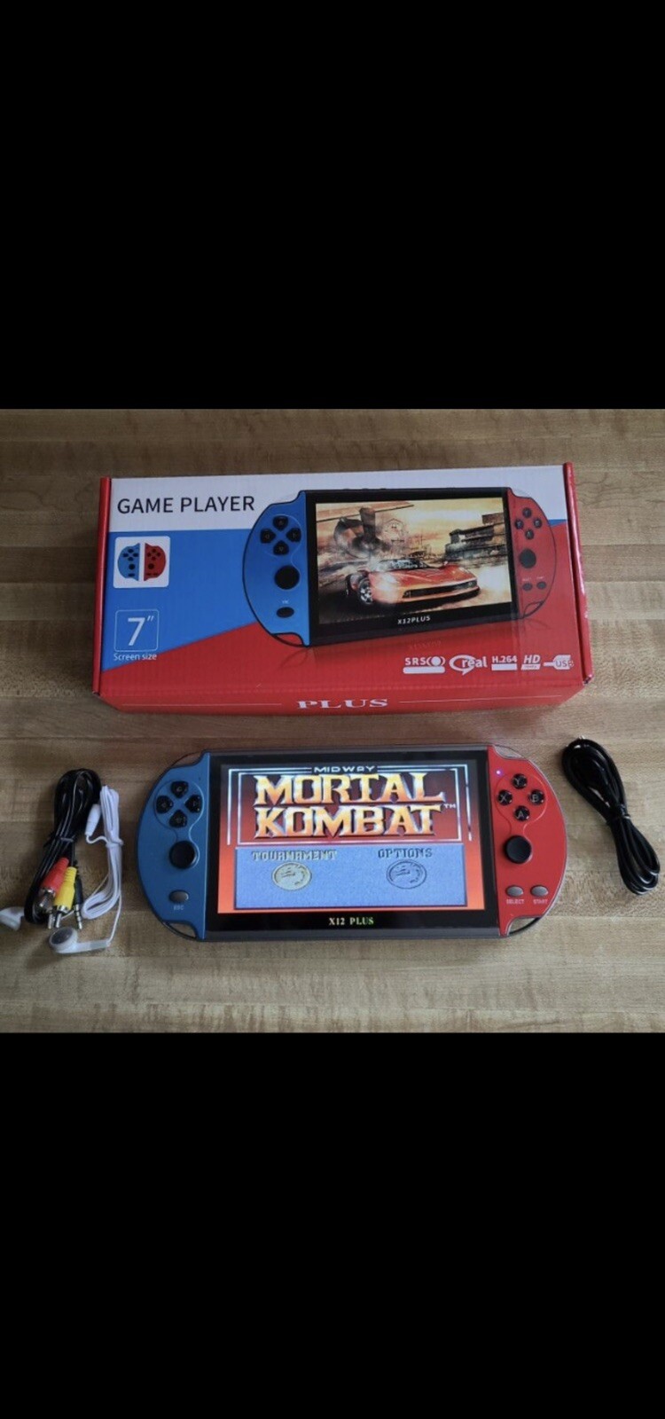 Handheld Game Player 7.1” 16 GB Built-in 3,000 Classic Games Installed