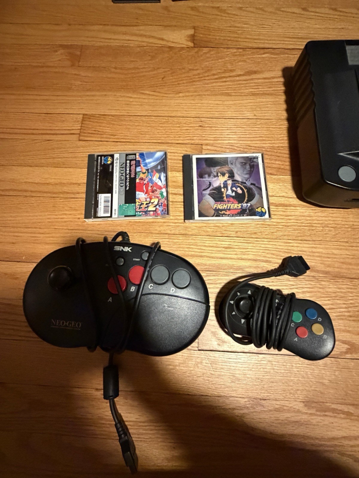 Neo Geo CD Console With Games! Tested And Working!