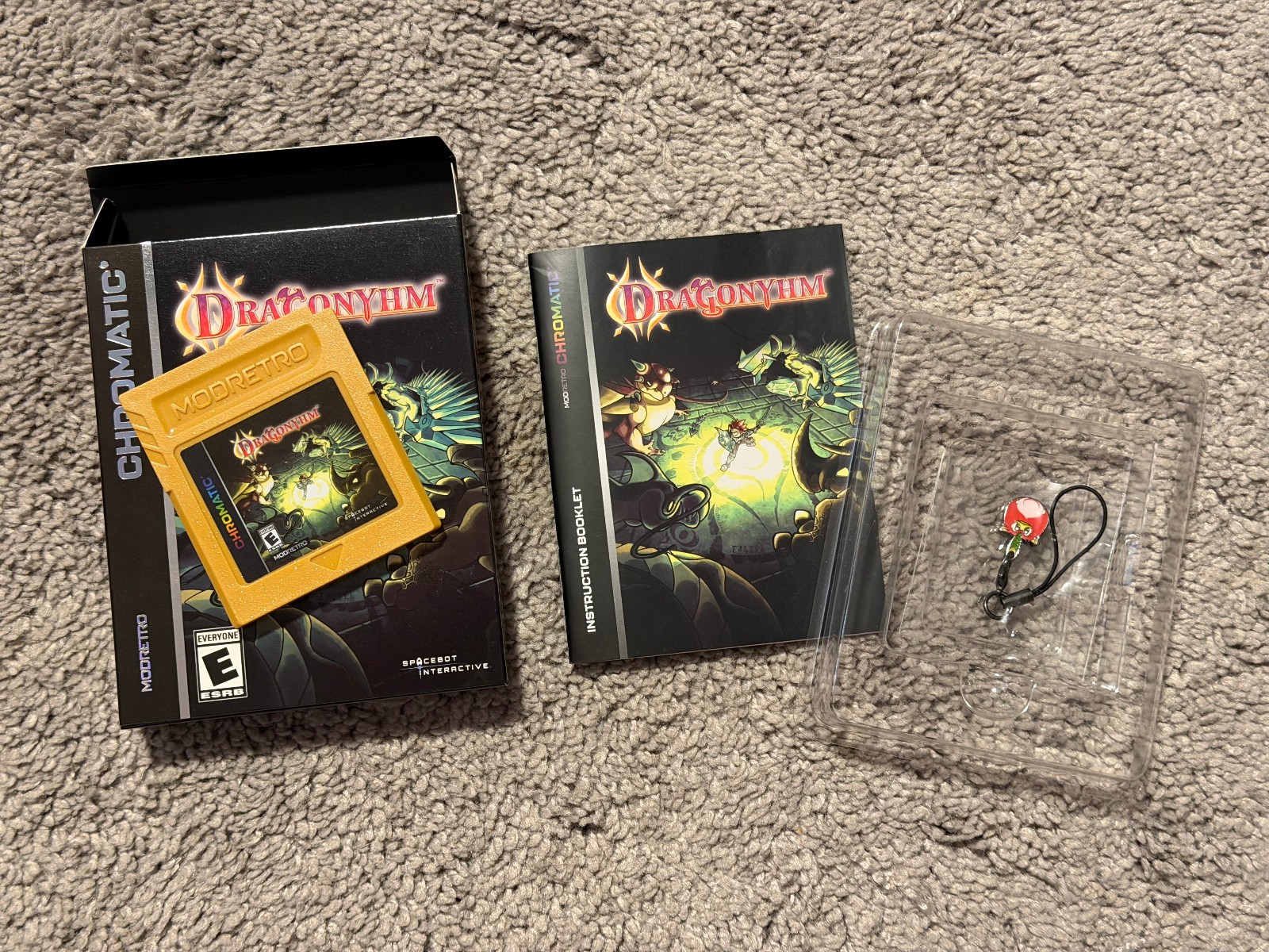 ModRetro Chromatic Cloud Gorilla Glass – Open Box w/ CIB Dragonyhm & Tetris