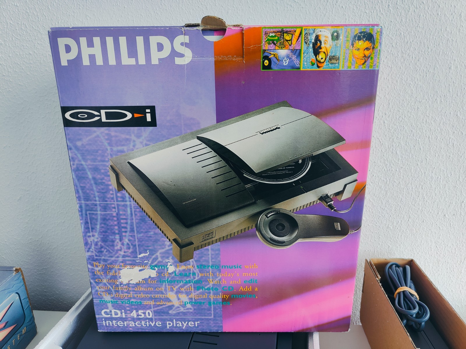 Philips 450 Model CDI + RegionFree Player cd-i Retro Gaming Console