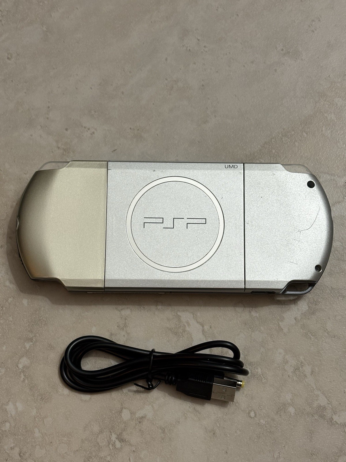 Mystic Silver Sony PSP 3000 System w/ Charger, Battery, & Bundle Import