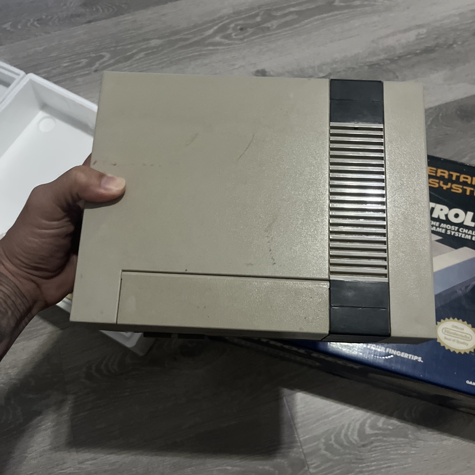 Nintendo NES Control Deck System Console ,With Box Tested Works