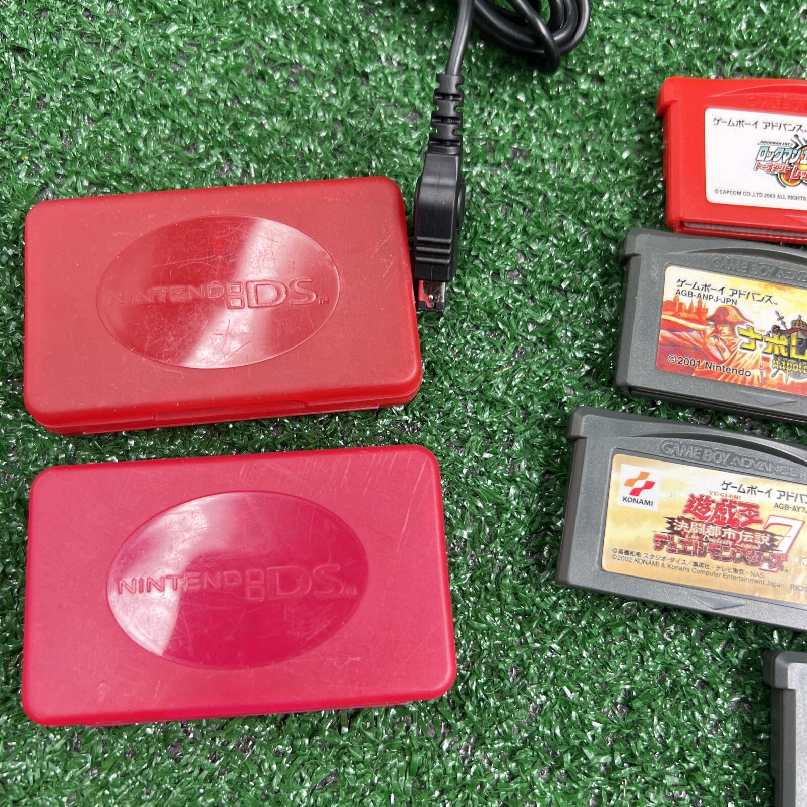 Nintendo DS NTR-001 Japan Import Lava Red Tested Working 14 Import Game