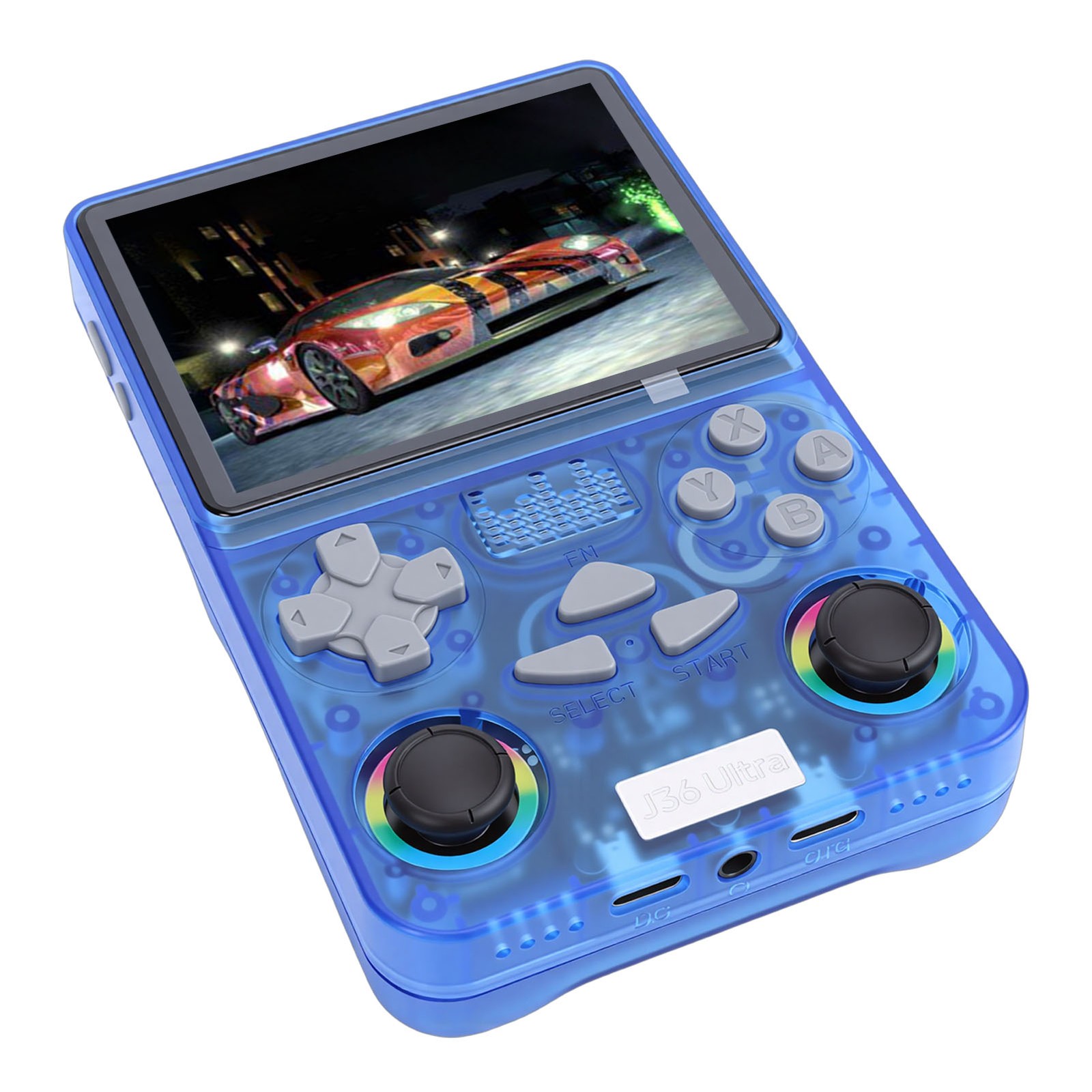 Retro Handheld Game Console 4 Inch Screen Built In 64GB Small Memory Card S EYCM