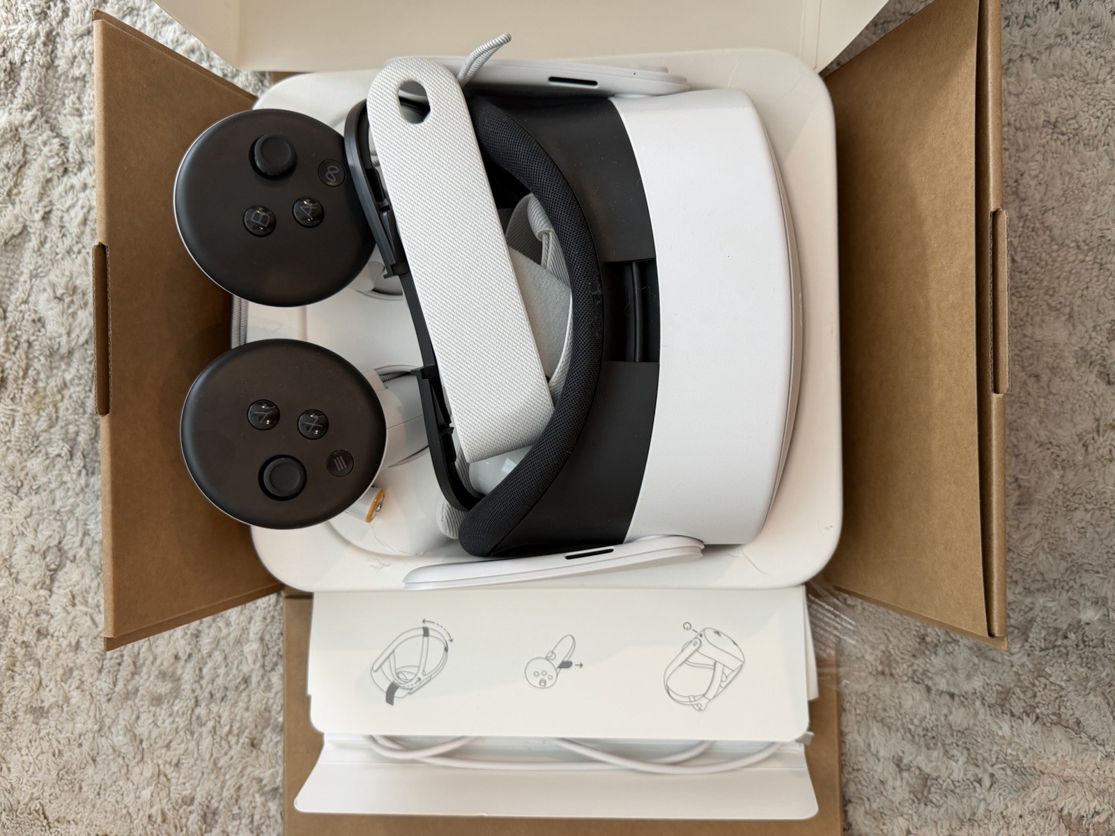 Meta Quest 3S 256GB All-in-One VR Headset W/Batman Arkham (As-Is- NO RETURNS)