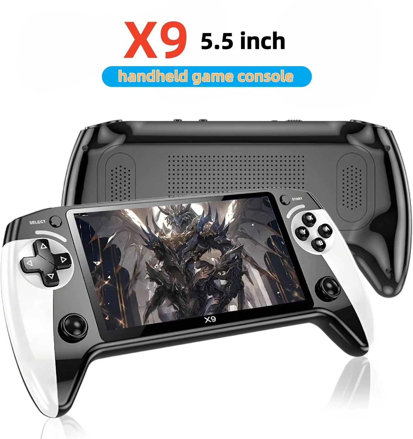 X9 Retro Handheld Game Console 5.5 Inch | 20000+ Games | Portable Gaming Player
