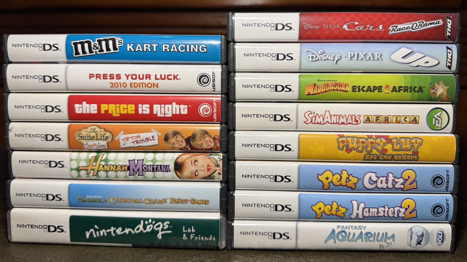 Nintendo DS Lite Crimson/Black Complete With Games