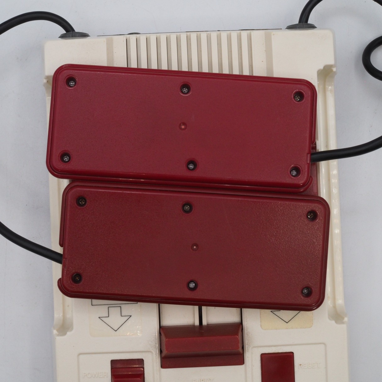 Nintendo Famicom + Disk system Console Boxed Belt Replaced Tested w/ Mario games