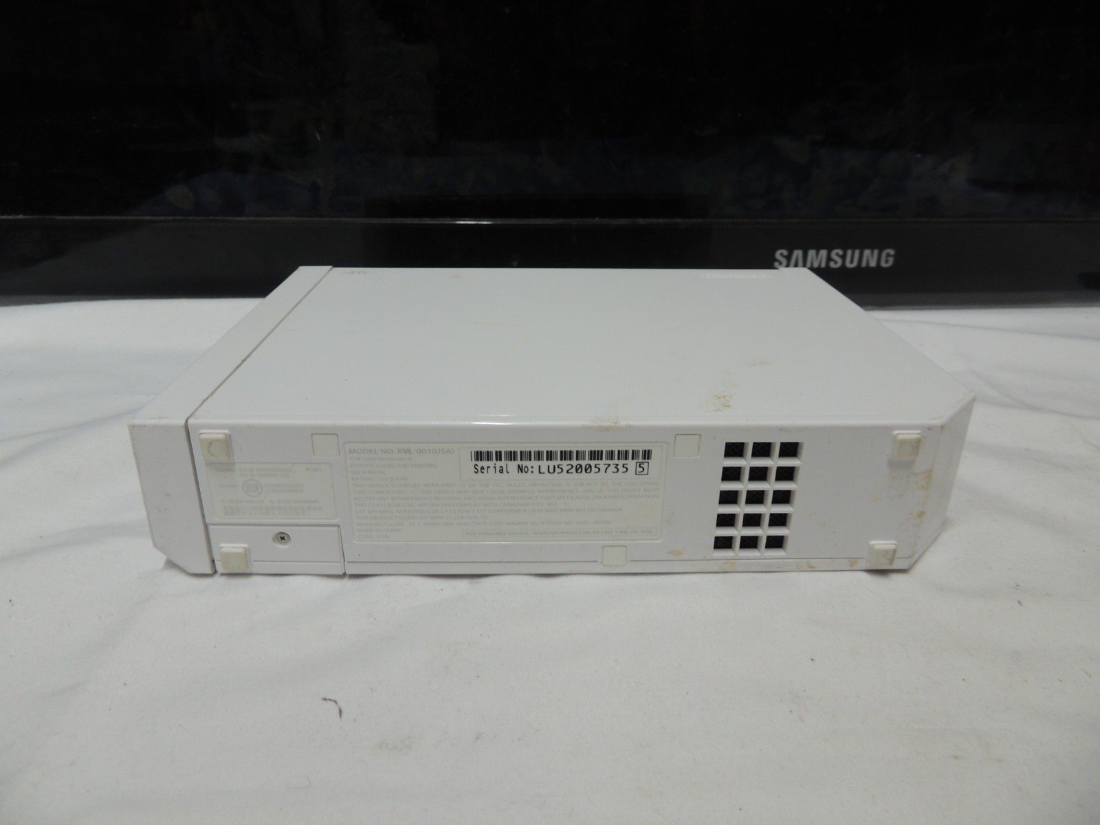 Nintendo Wii – RVL-001 White FOR PARTS ONLY #1