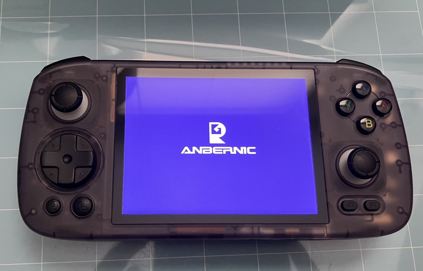 Anbernic RG406H Handheld Transparent Purple 128GB Internal Storage (No Games)