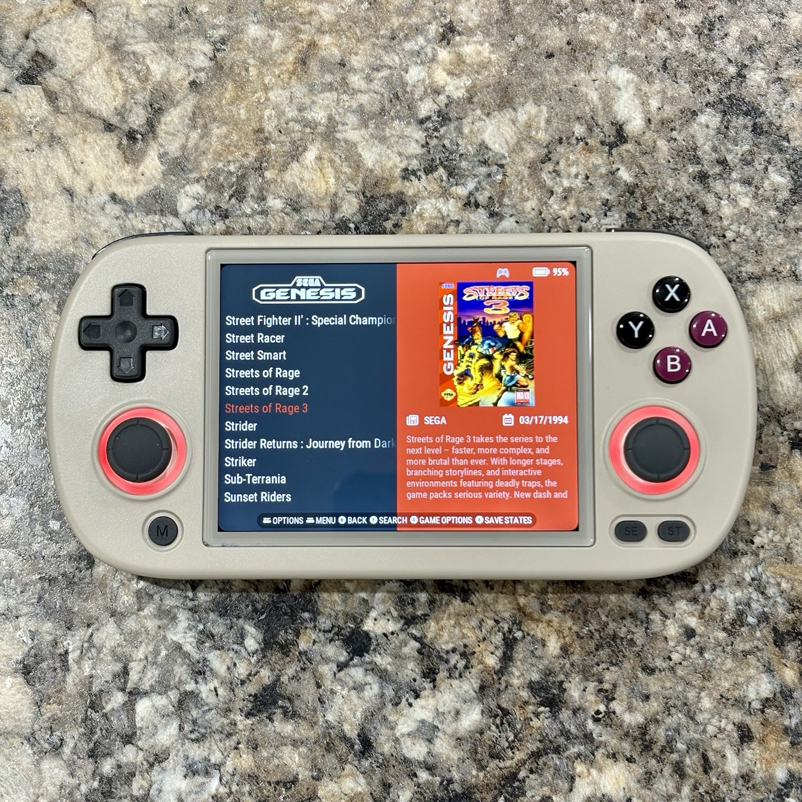 New Anbernic RG40XXH Gaming Handheld New 64GB Card Custom RG40XX H Ready To Play