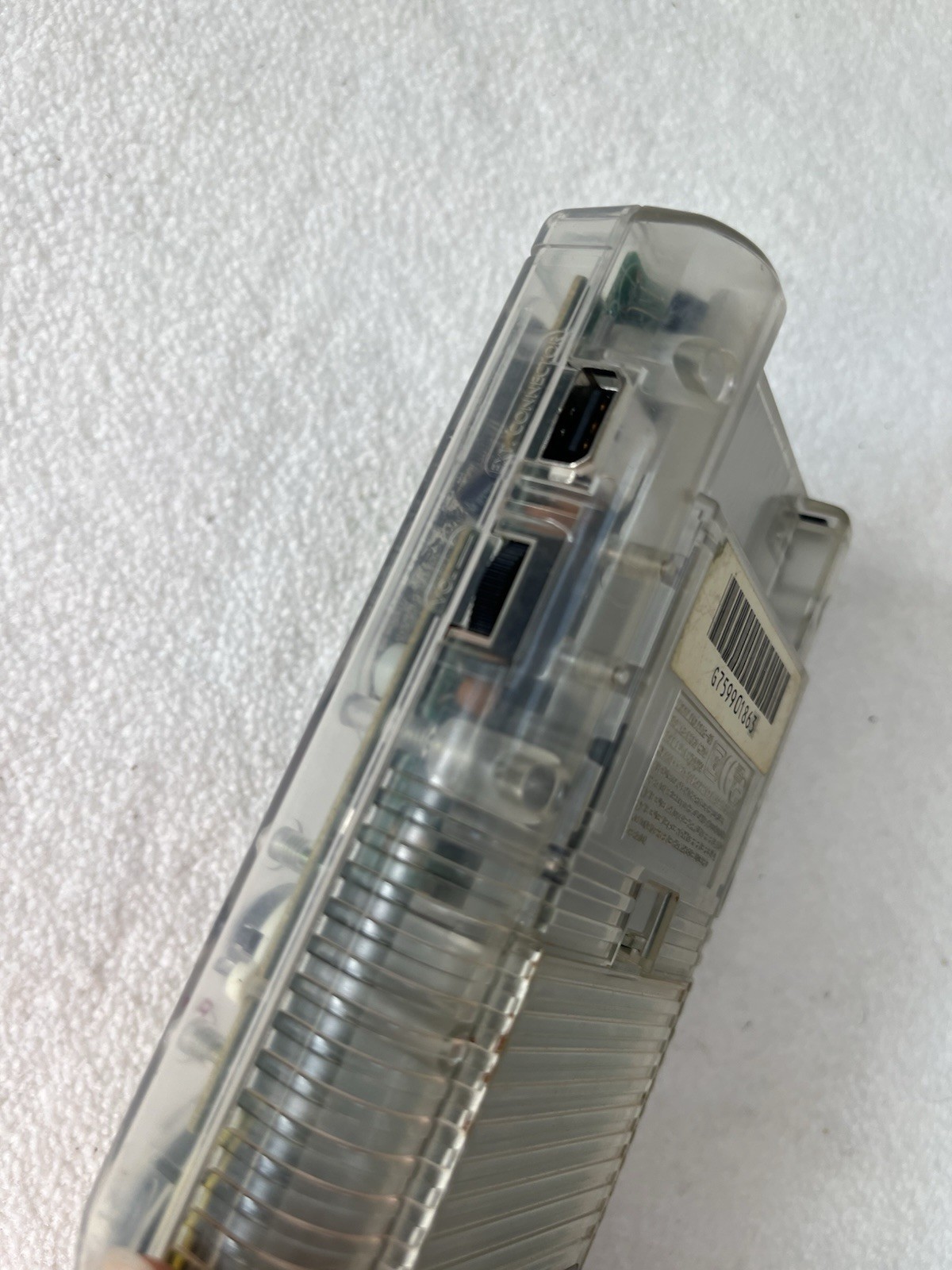 Nintendo Game Boy Transparent Clear Classic Handheld Console *TESTED WORKS*