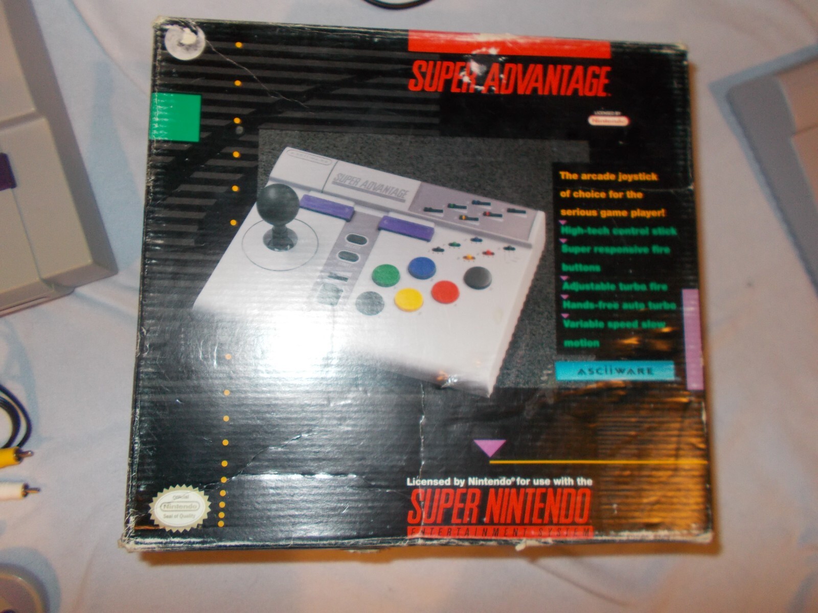 Super Nintendo Super Advantage (in original box).