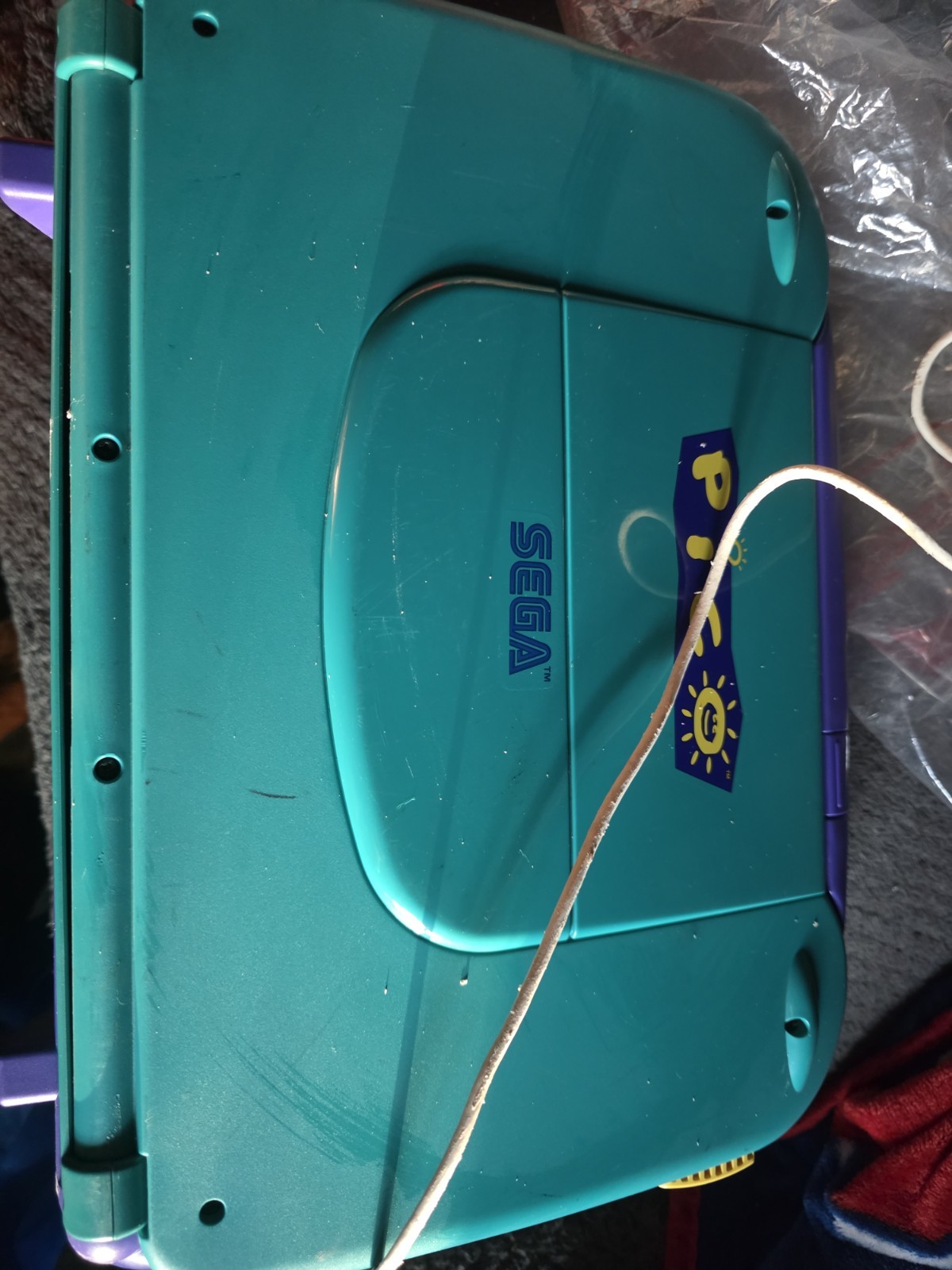 Vintage Sega Pico Console MK-49002 UNTESTED Parts or Repair ONLYPen Is Flacking