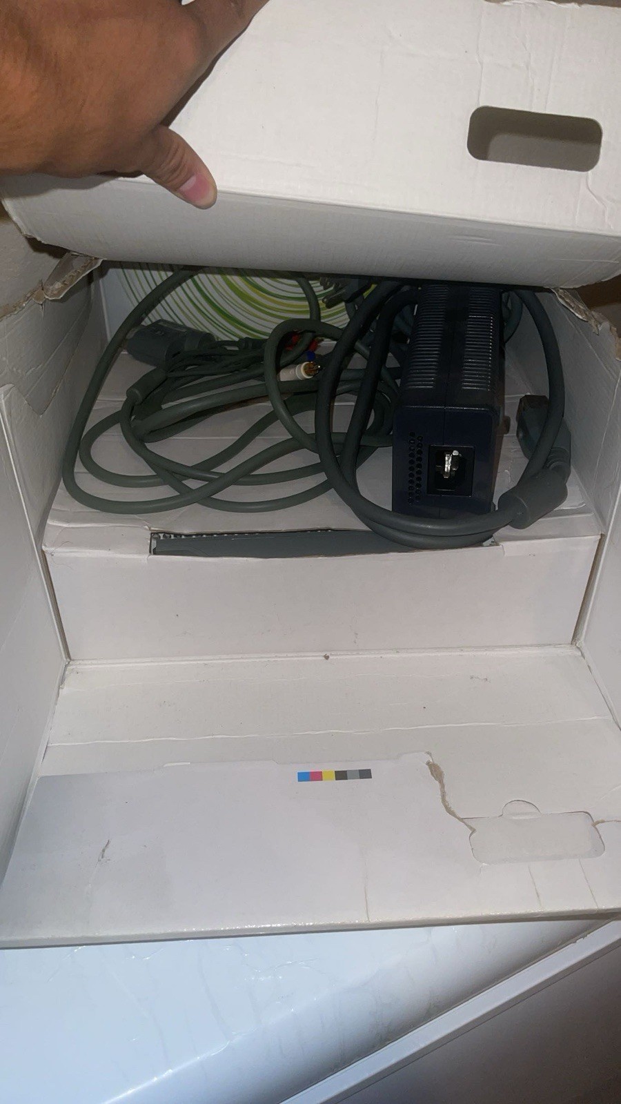 Microsoft Xbox 360 White Bundle Two Three Controllers All Cables