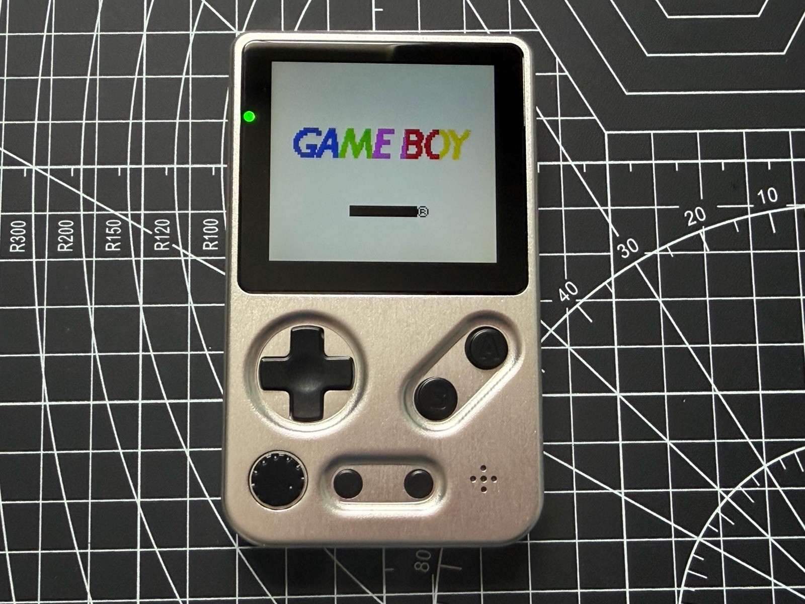 Nintendo Game Boy Color – Tad Boy Color Alu Silver Shell & Type C & IPS Screen