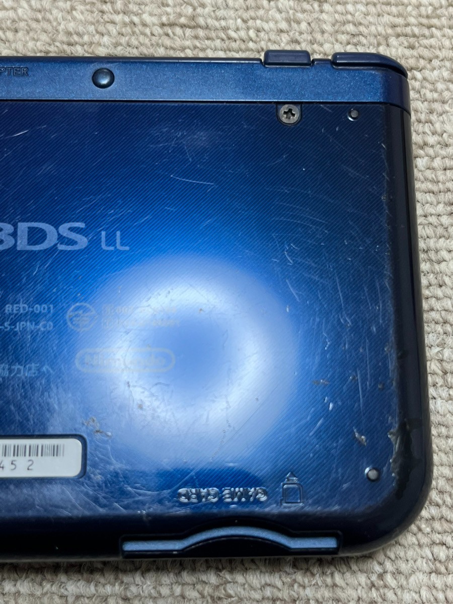 New 3DS LL XL Metalic blue Japan Nintendo Console region Japanese B951