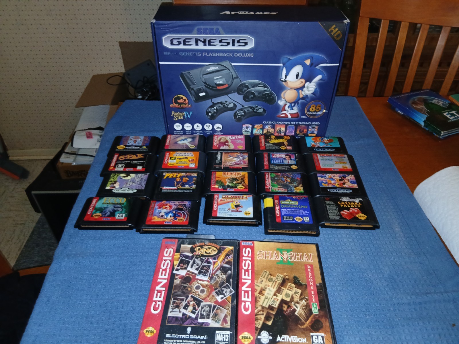 Atgames Sega Genesis Flashback Deluxe Bundle – BRAND NEW in open box.