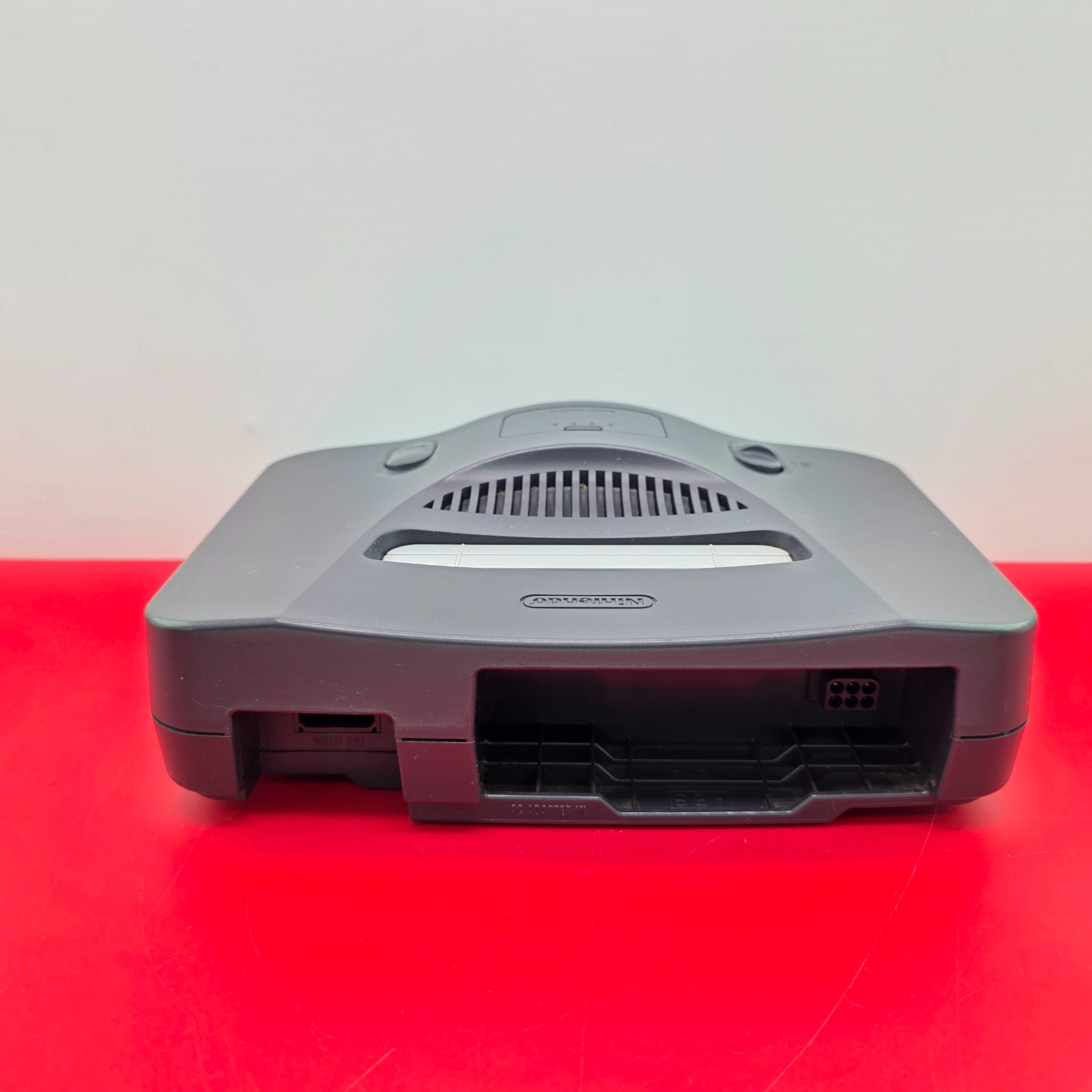 Nintendo 64 Console – Black – Grey Controller and Cables – N64 – Pal Eur