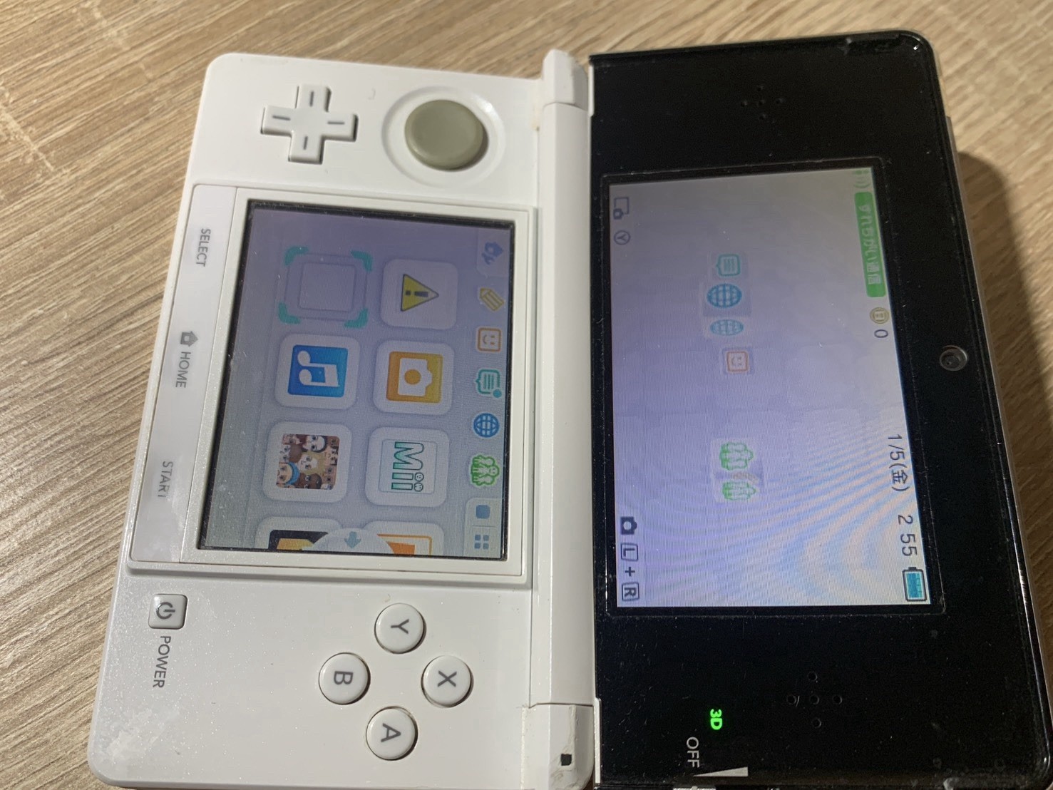 1744 Nintendo 3DS Ice White Good TESTED