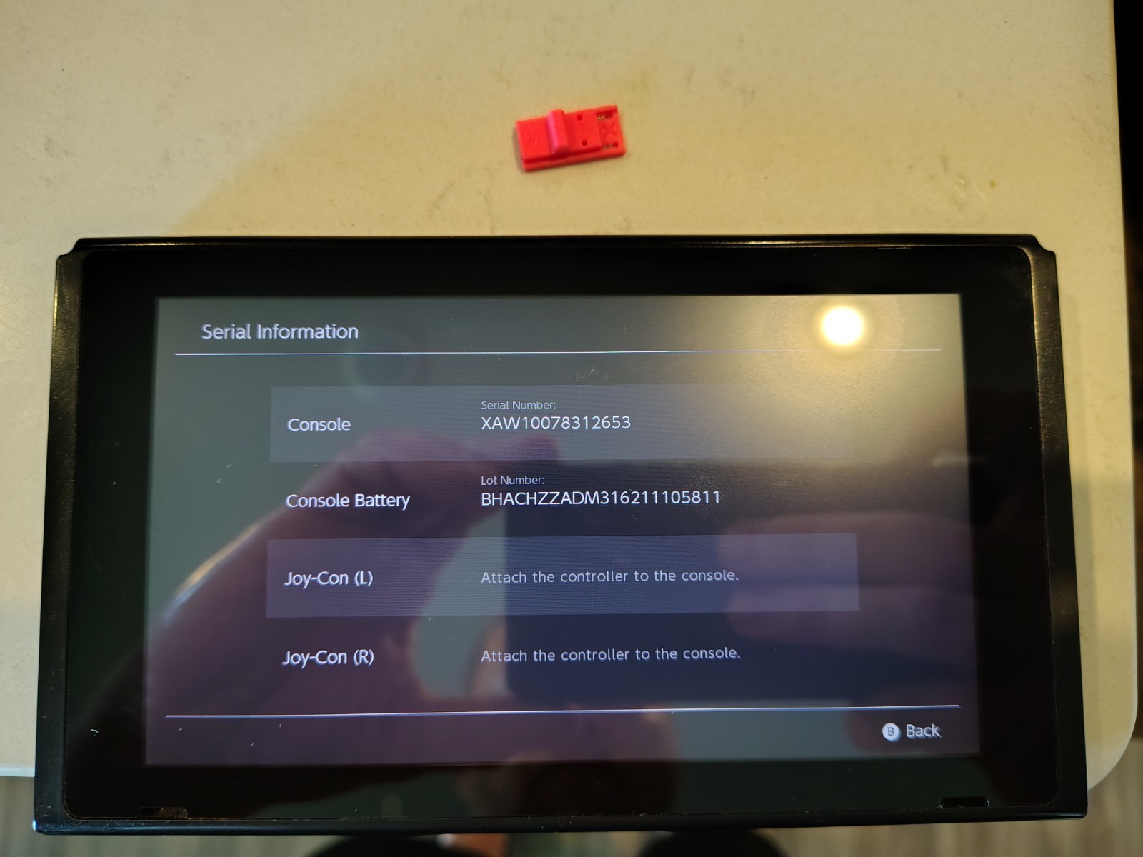 Nintendo Switch Console Unpatched v1 hac 001 2017 low serial w rcm jig