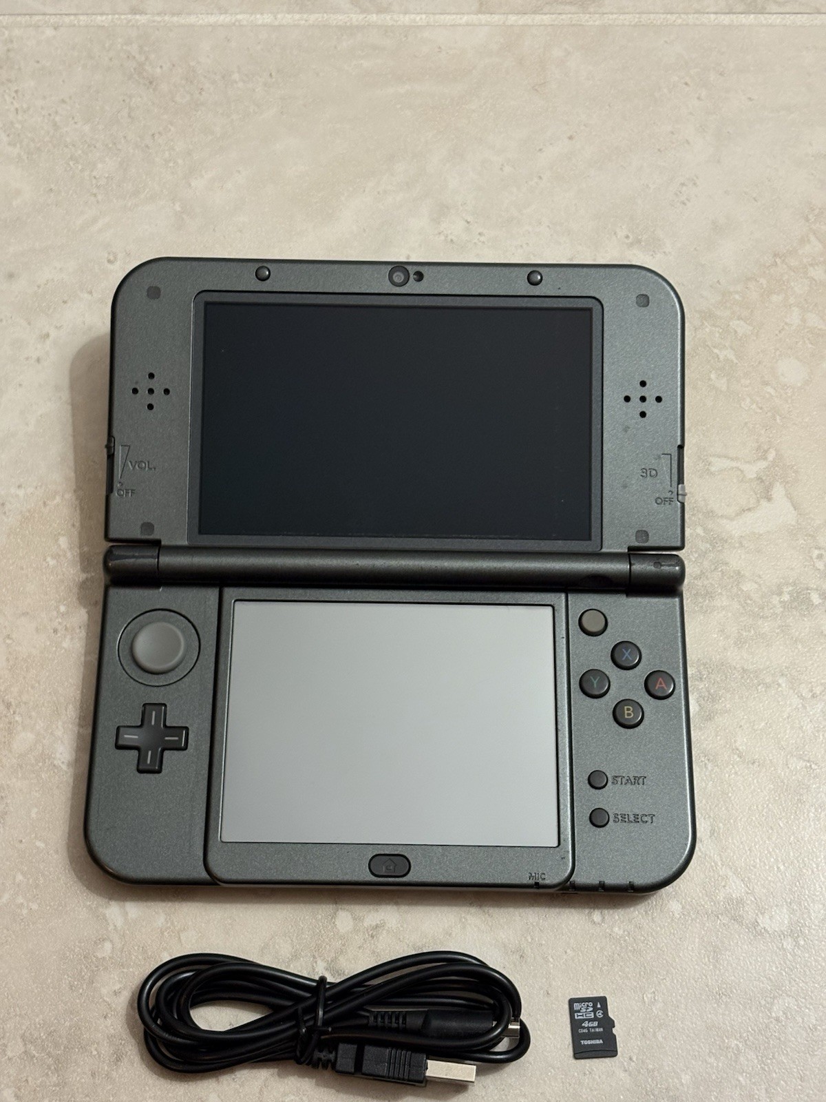 New Nintendo 3DS LL XL Metallic Black Region Free USA Seller Top IPS Very Good