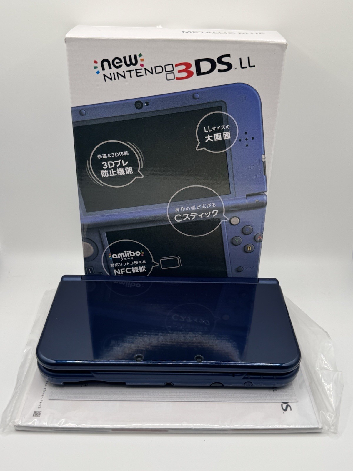 *US SELLER* Nintendo New 3DS XL LL Metallic Blue | CIB Region Free English