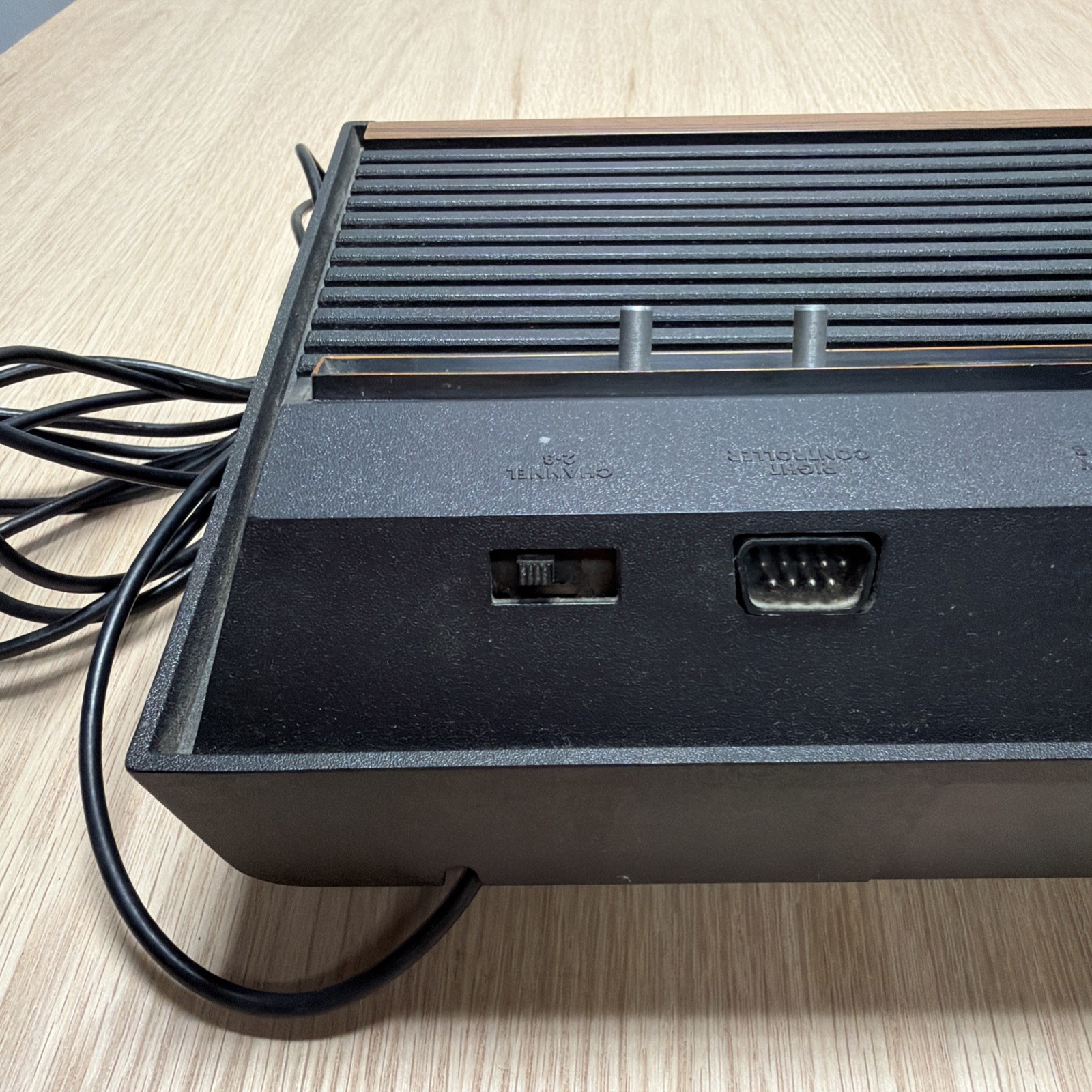 Vtg Atari CX-2600 A Untested For Parts Or Repair As Is CONSOLE Faux Wood 2600