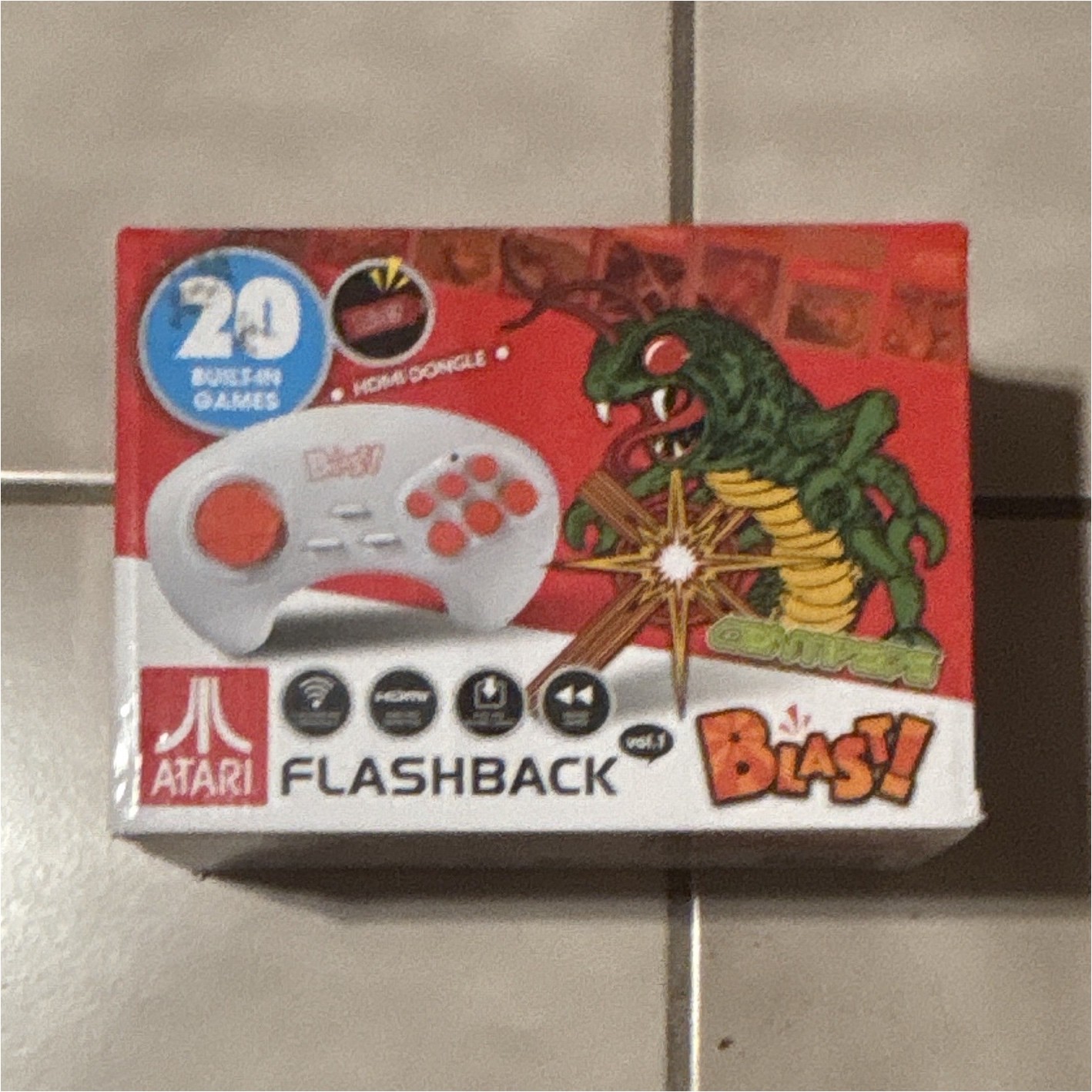 Atari Flashback Blast! HDMI Microconsole 720p HD, 20 Built-In Games