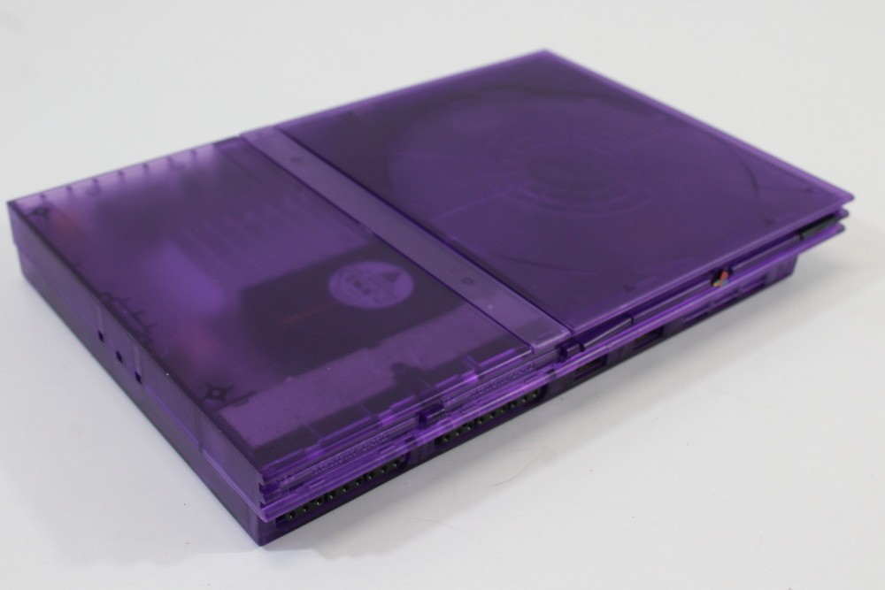 PlayStation 2 PS2 Slim Clear Purple Console Controller AC NTSC-J Japan NEW LASER